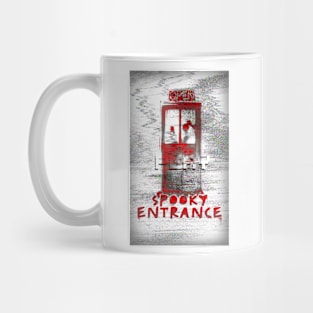 OPEN - Spooky Entrance | Halloween T - Shirt Mug